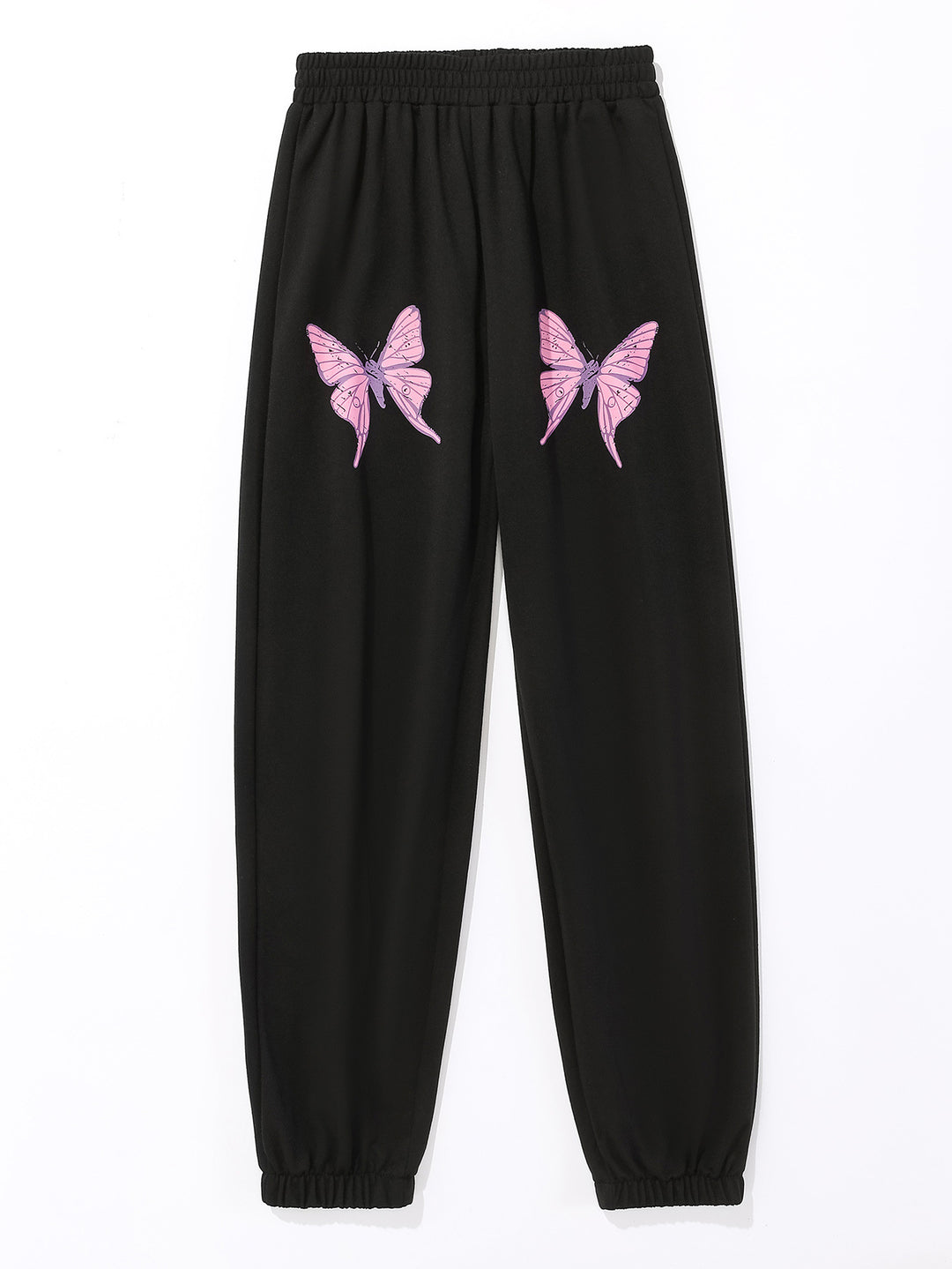 Pantalons de jogging pour femmes avec motif de papillon coloré Levoire