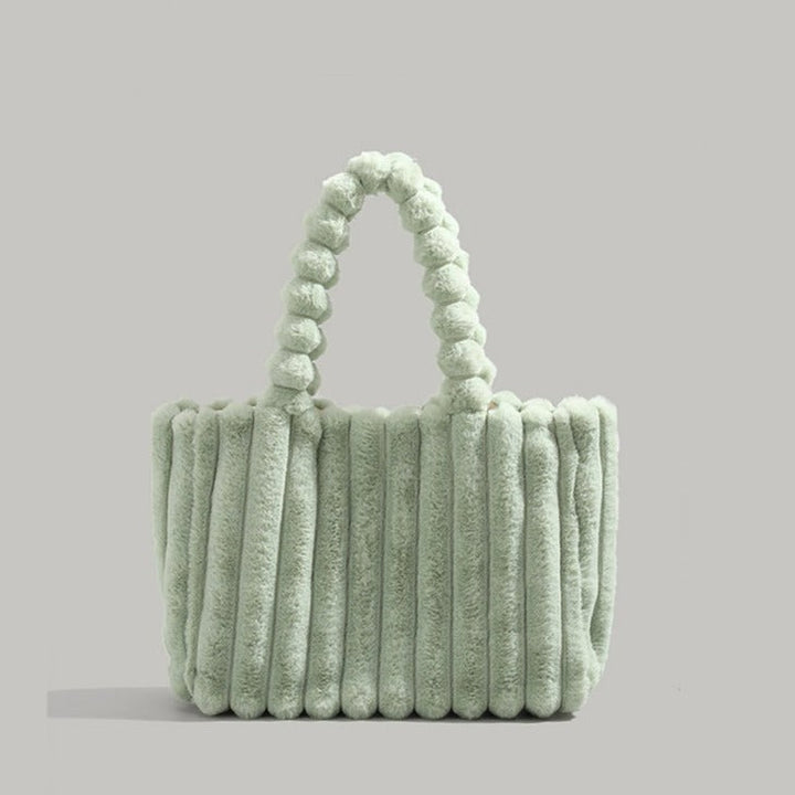 Levoire | Femme Sac fourre-tout en peluche Vert