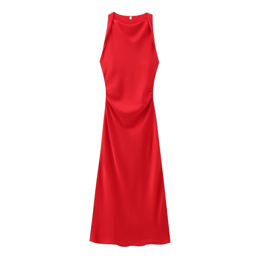 Levoire | Élégant Printemps longue robe Rot