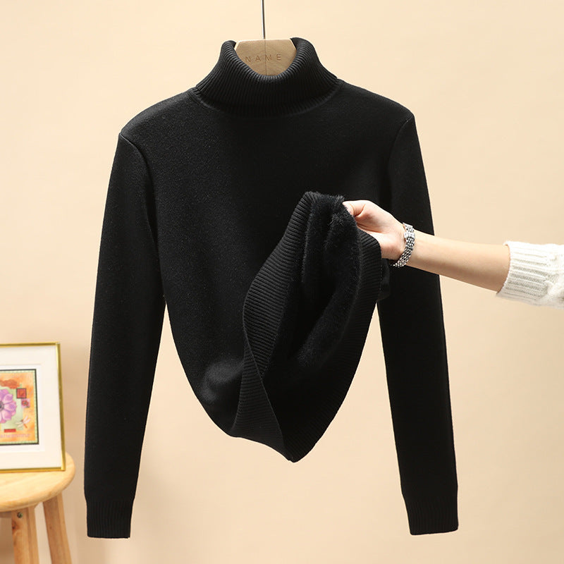 Levoire | Pull Chaud En Tricot Noir
