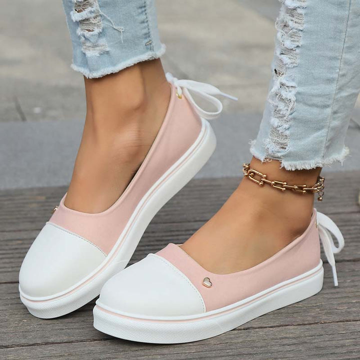 Levoire | Hauskuja Matala Slip On Sneaker Avec Lacets Pour Femmes Rosa