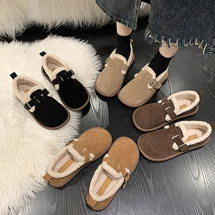 Levoire | Luxe Chaussures Douillettées Avec Boucle Pour Femmes