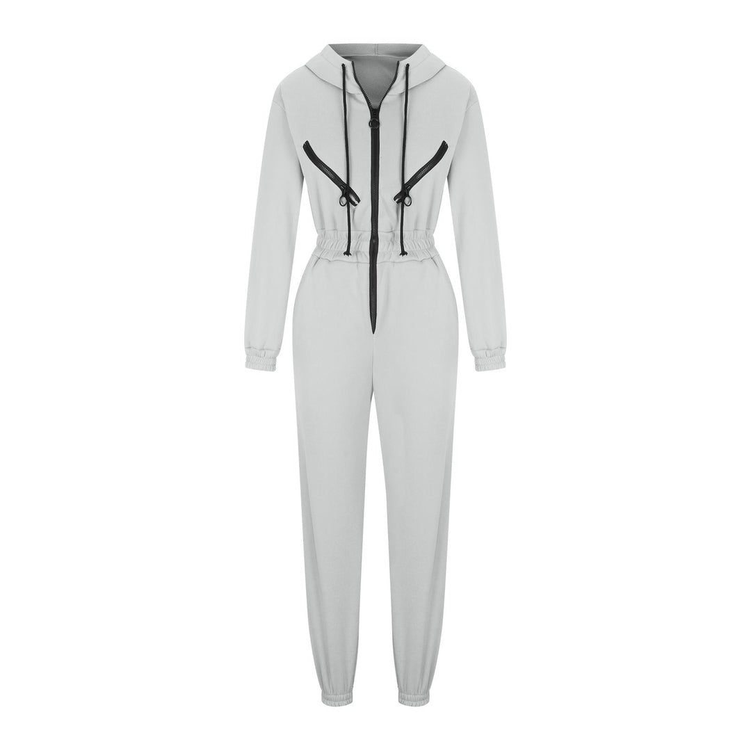 Levoire | Trendik Vêtements Ensemble de Combinaison à Capuche pour Femmes Blanc