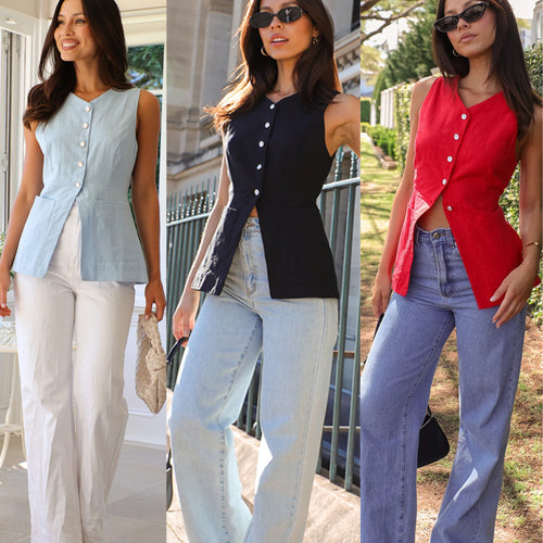 Blouse peplum élégante pour femmes Levoire