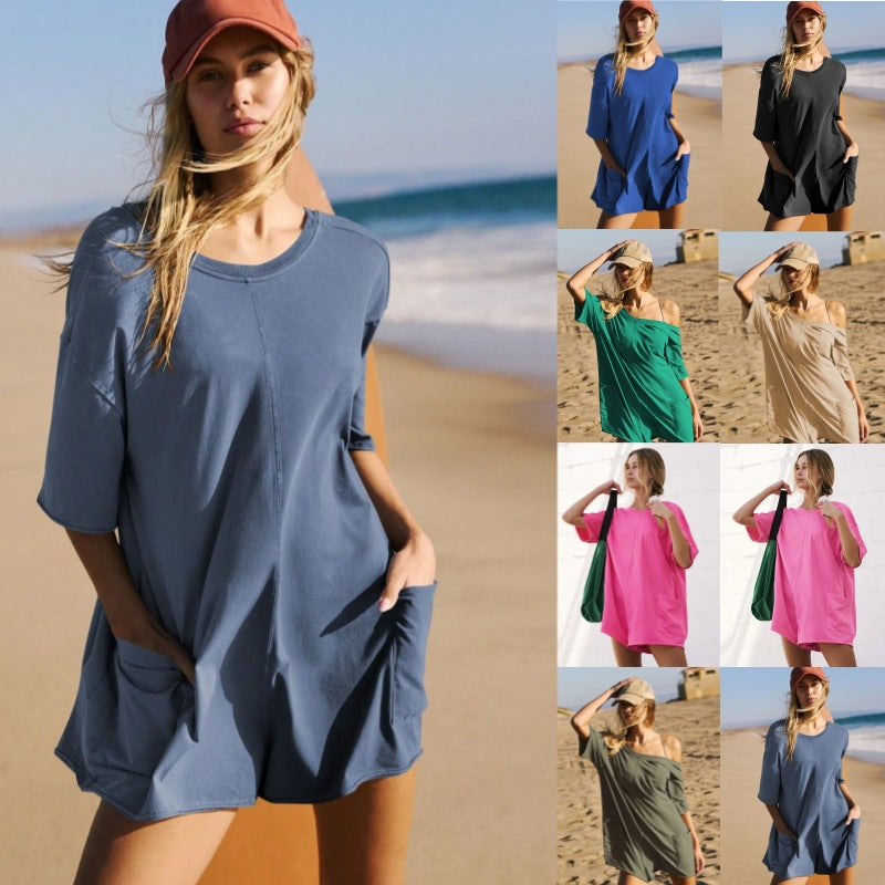 Levoire | Dos ouvert Public Été V-cou Public Shorts