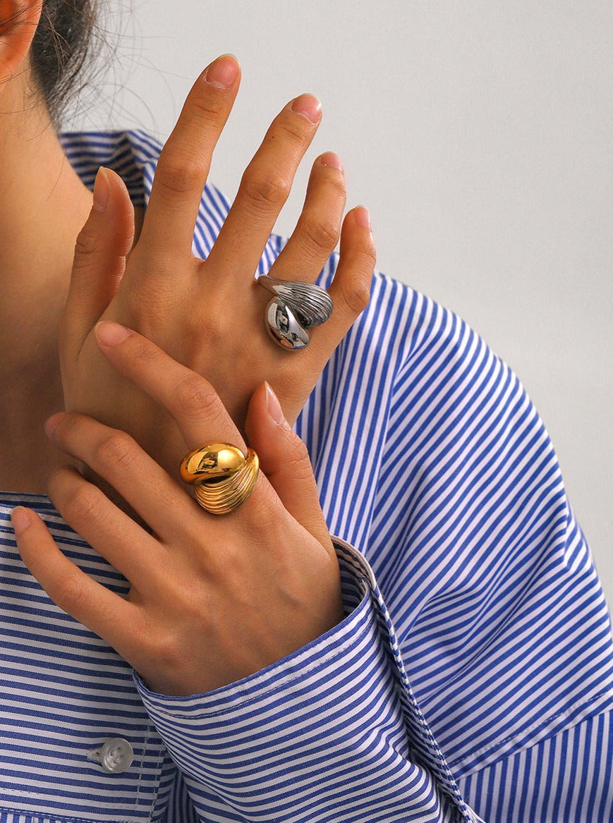 Levoire | Bague En Acier Inoxydable Doré