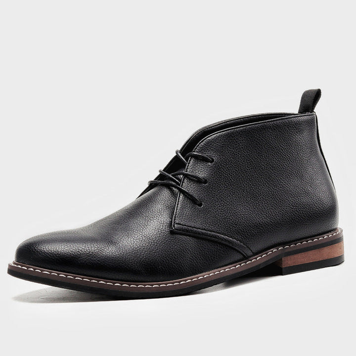 Levoire | Bottes en cuir véritable Noir