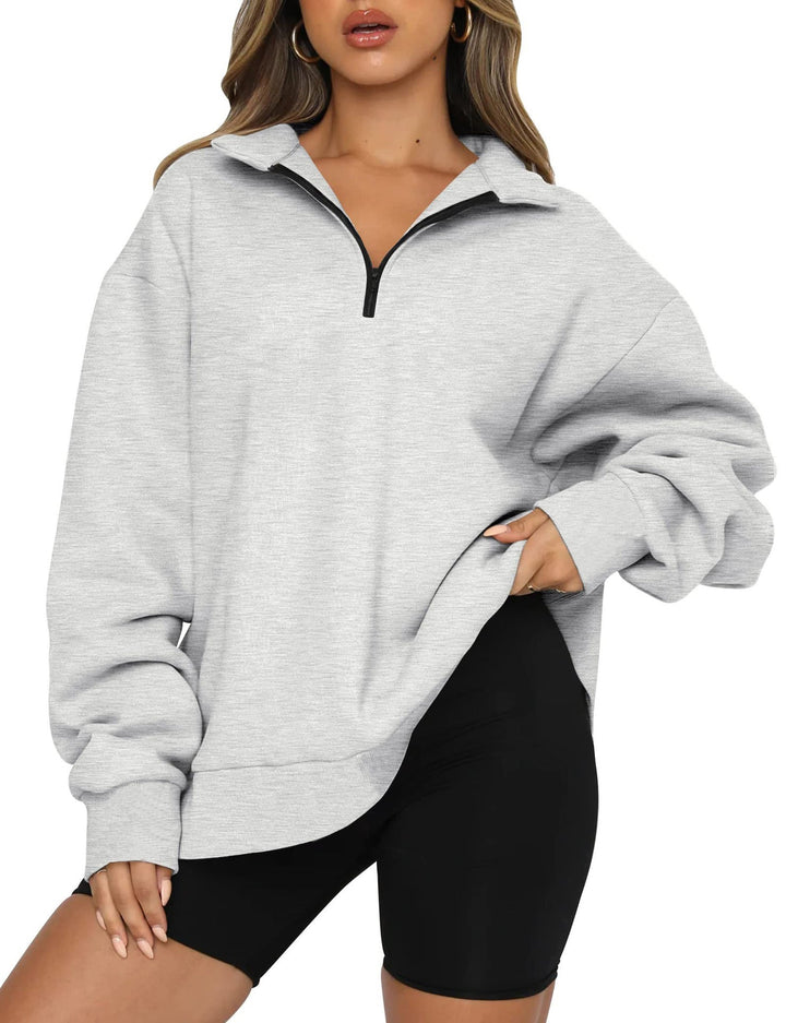 Levoire | Rento Sweat-shirt à Capuche Long à Manches Longues Gris