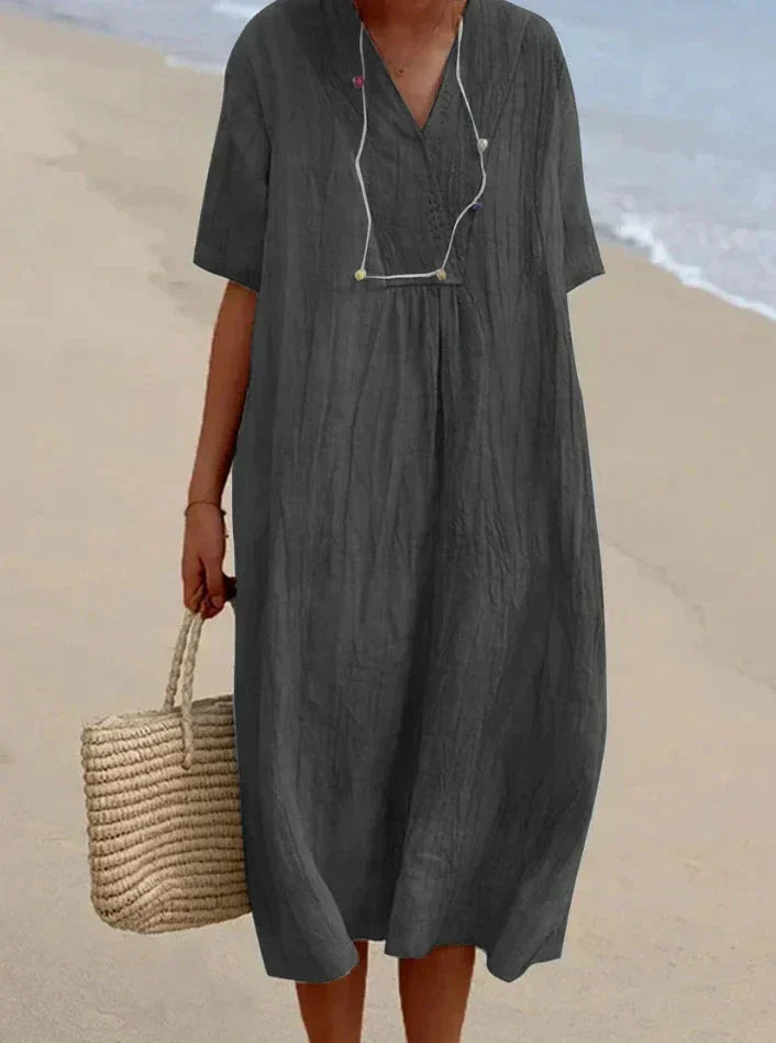Levoire | Robe D'Été Style Boho - Légèreté & Confort Noir
