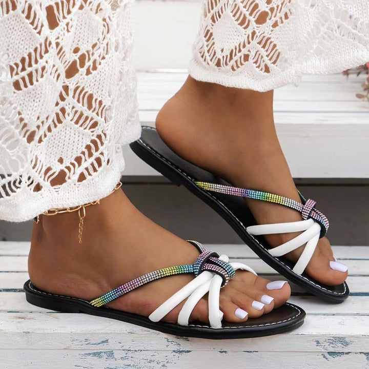 Levoire | Pantoufles Avec Strass