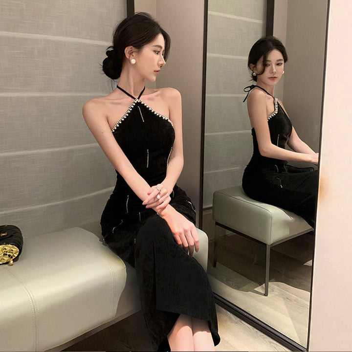 Levoire | Robe Bodycon à Col Halter Glamourisante et Ajustée