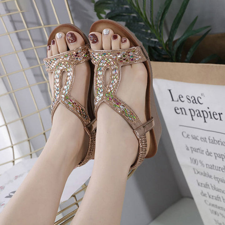 Levoire | Avec Talon Équilibré Décoré De Strass