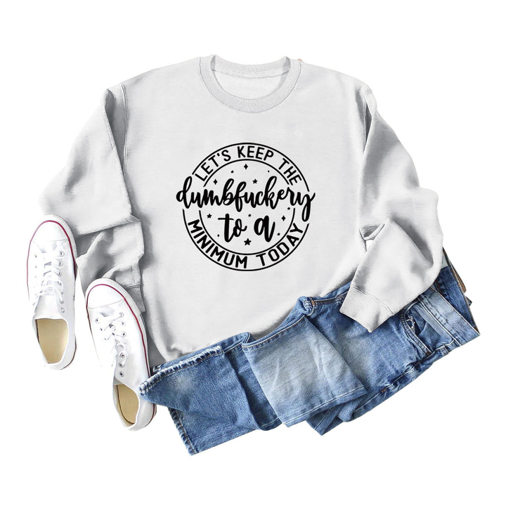 Sweat-shirt graphique pour femmes avec impression motivante Levoire