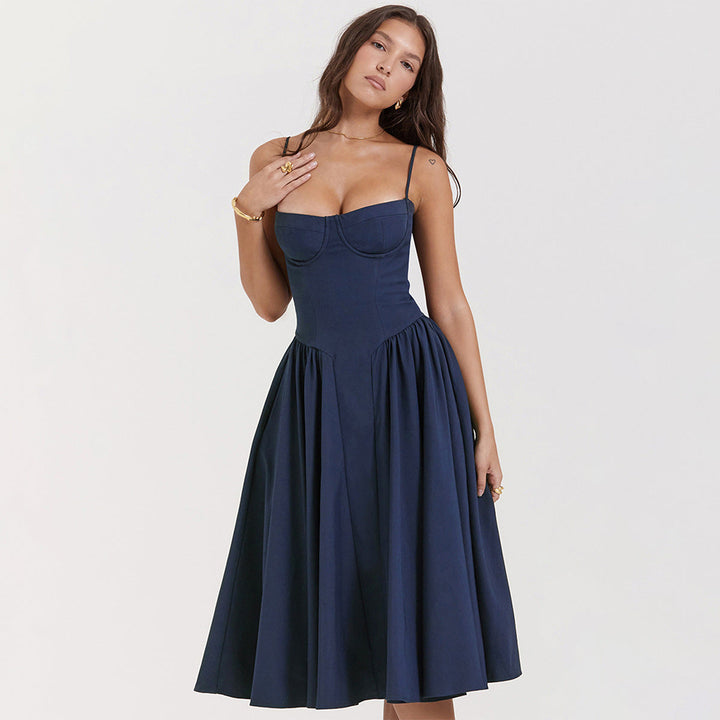 Levoire | Robe Corset Bleu