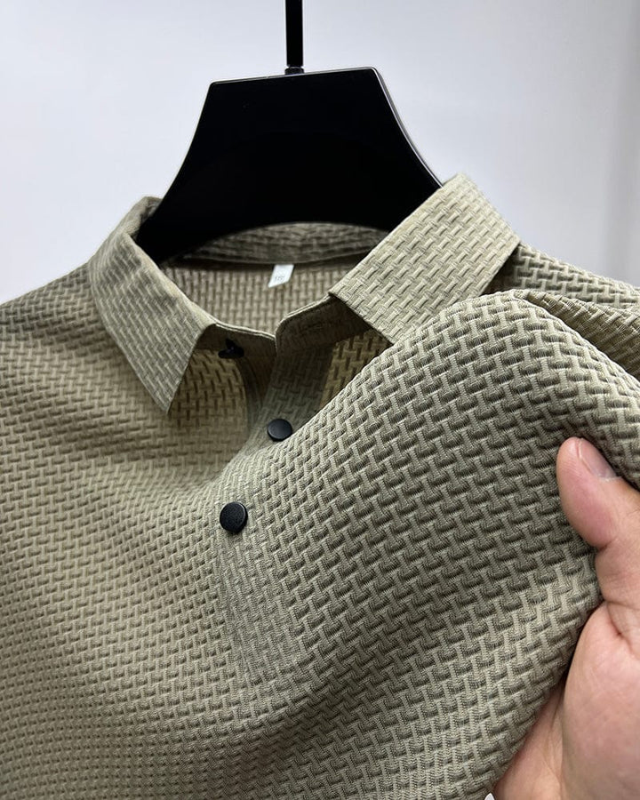 Levoire | T-shirt avec Détails en Maille et Respirabilité pour Tous Beige