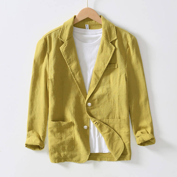 Levoire | Veste En Lin Pour L'Été Jaune