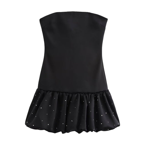 Levoire | Robe Mini sans Bretelles Tendance Printemps