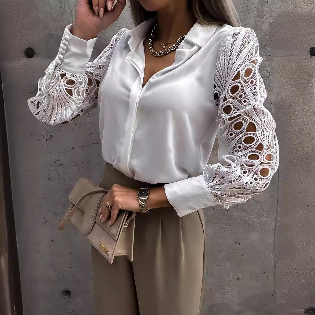 Levoire | Jolis tops en dentelle Élégante chemise pour femmes
