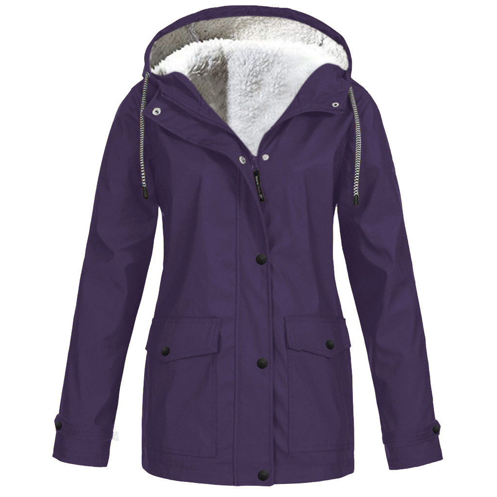 Levoire | Veste De Pluie En Polaire Élégante Violeta