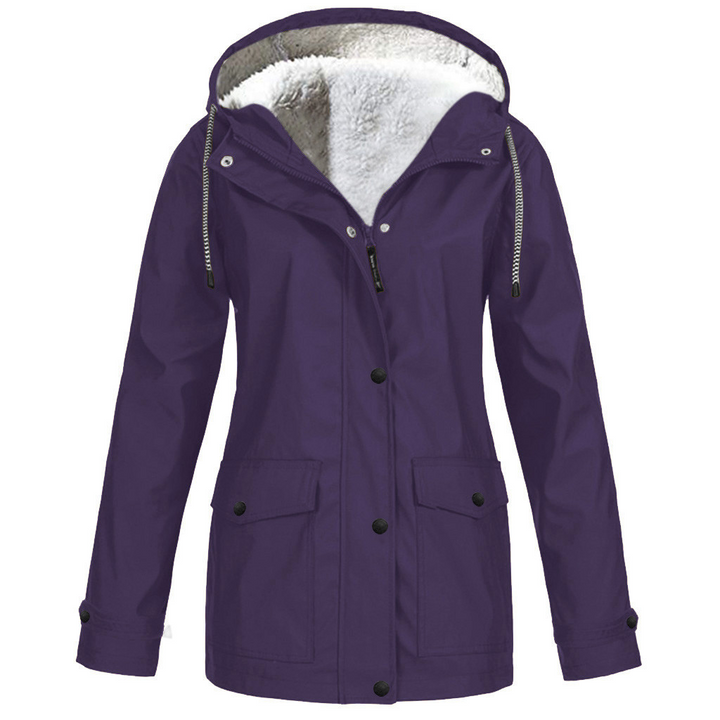 Levoire | Veste De Pluie En Polaire Élégante Violeta