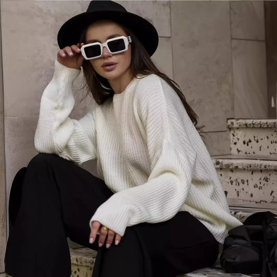 Levoire | Confortable, ample pull en tricot en laine