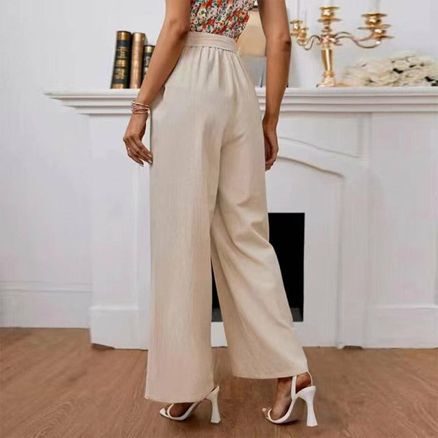 Levoire | Couleur Pantalon À Jambes Élargies