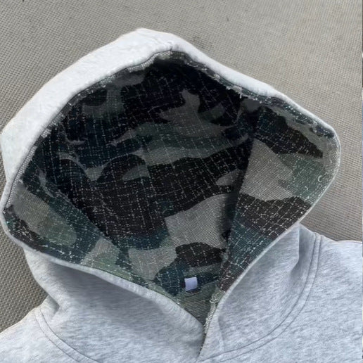 Hoodie femme avec doublure camouflage unique Levoire