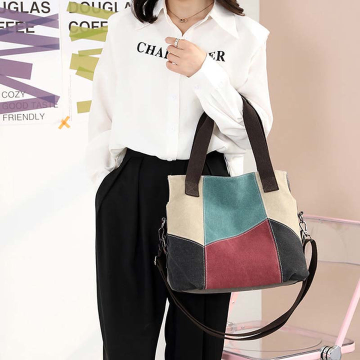 Levoire | Sac En Toile Contrasté