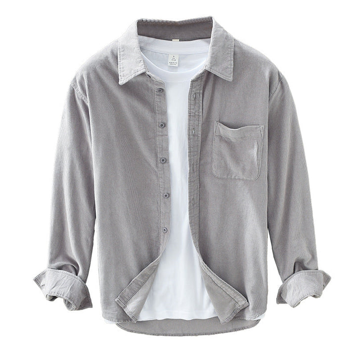 Levoire | Chemise Pour Hommes À Manches Longues Et Boutons