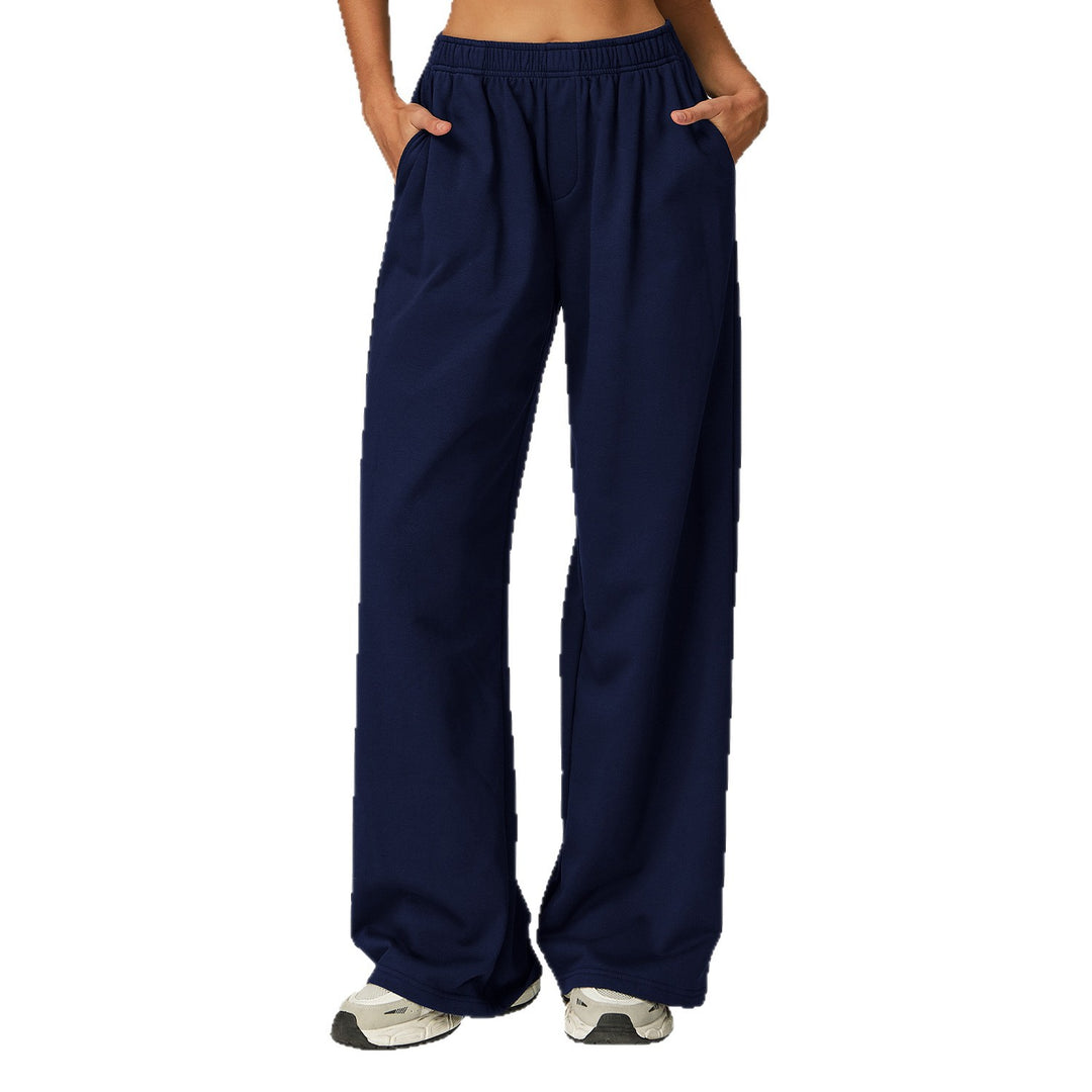 Pantalon décontracté pour femmes avec taille élastique et coupe ample Levoire