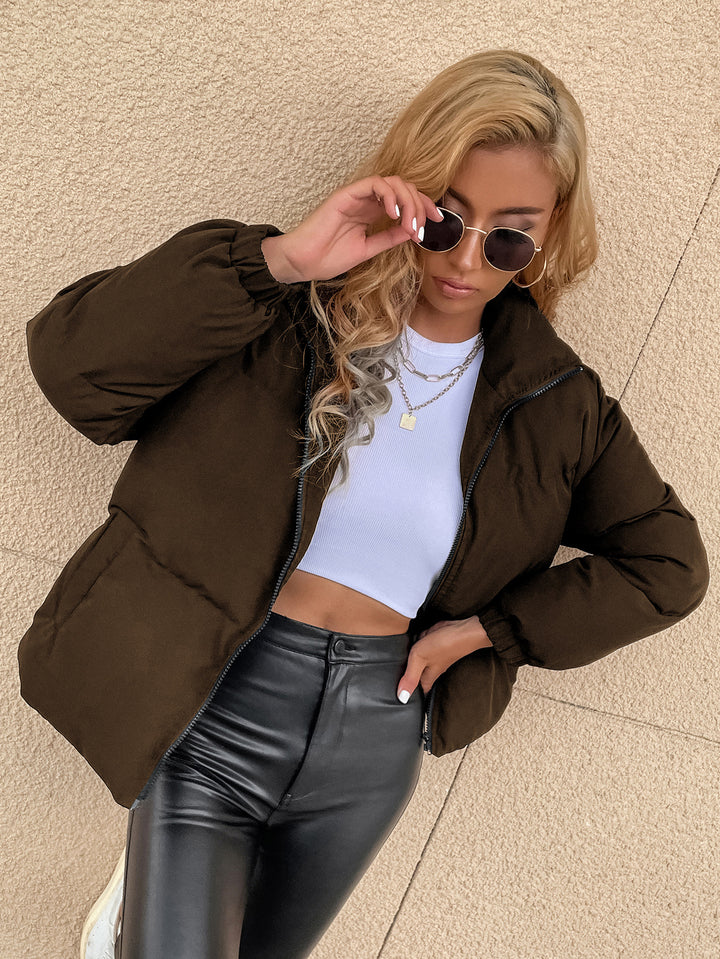 Veste matelassée légère pour femmes au look sportif avec fermeture éclair pratique Levoire