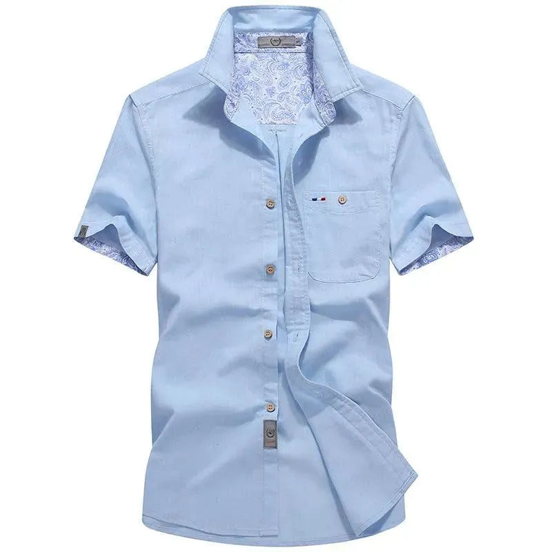 Levoire | Chemise pour homme large et polyvalente en 100% coton