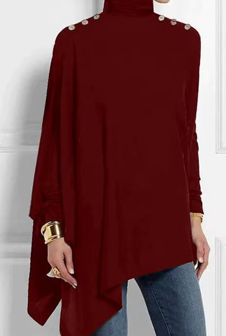 Levoire | Haut Top Asymétrique Élégant Pour Femmes Rot