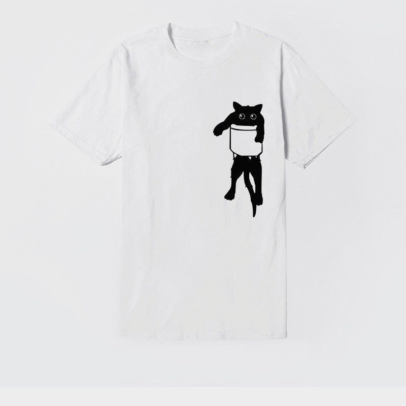 T-shirt pour femmes avec motif animal créatif et coupe décontractée Levoire
