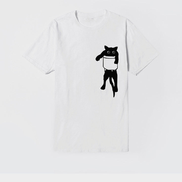 T-shirt pour femmes avec motif animal créatif et coupe décontractée Levoire
