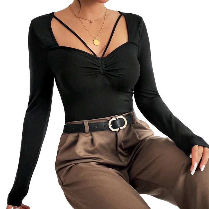Body femme avec décolleté V séduisant et bretelles sophistiquées Levoire