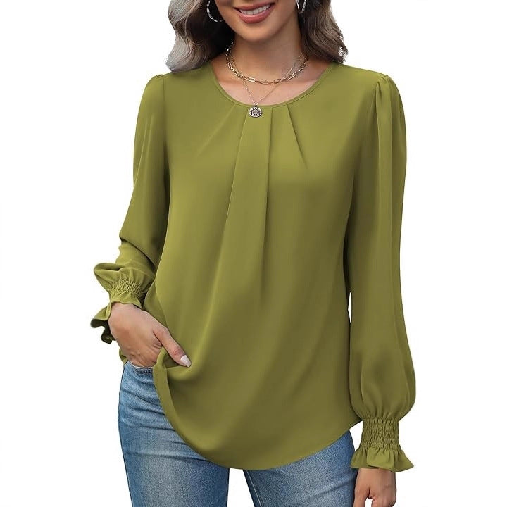 Blouse élégante pour dames avec manches bouffantes Levoire