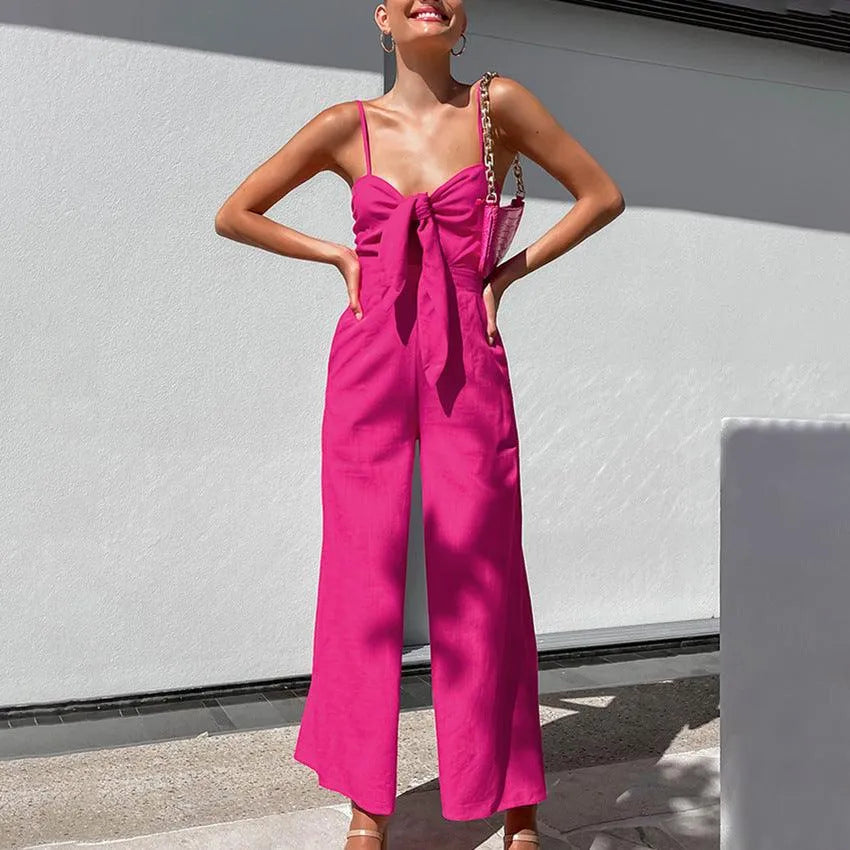 Levoire | Ensemble pantalon femme à jambes larges Rosa
