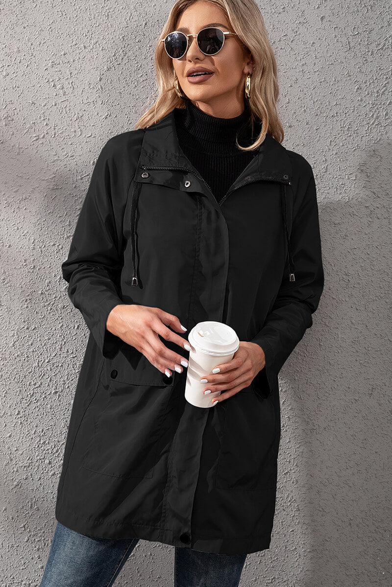 Levoire | Veste Coupe-Vent Urbaine Imperméable Avec Capuche
