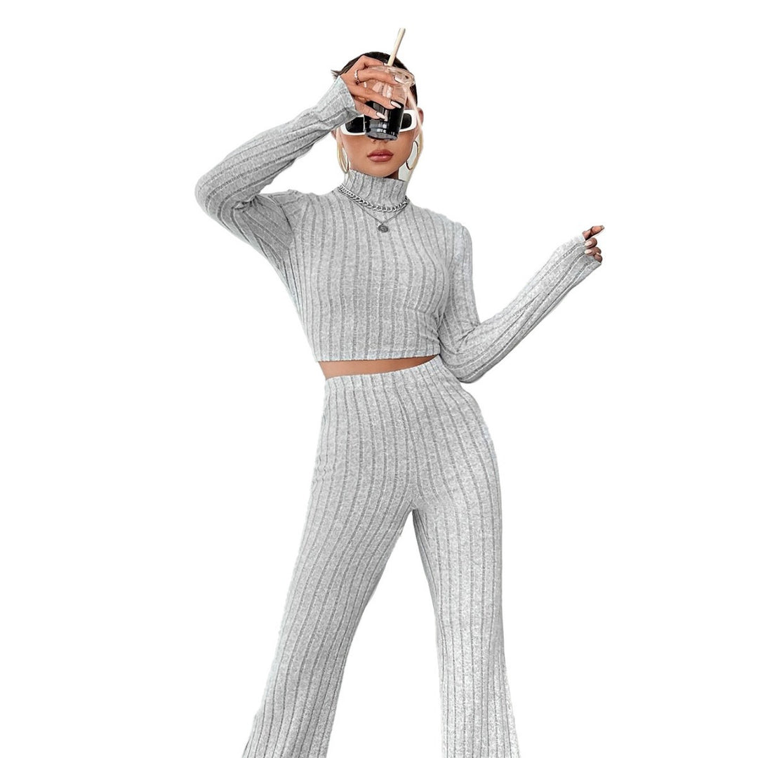 Sweat court femme avec taille haute et jambe large Levoire