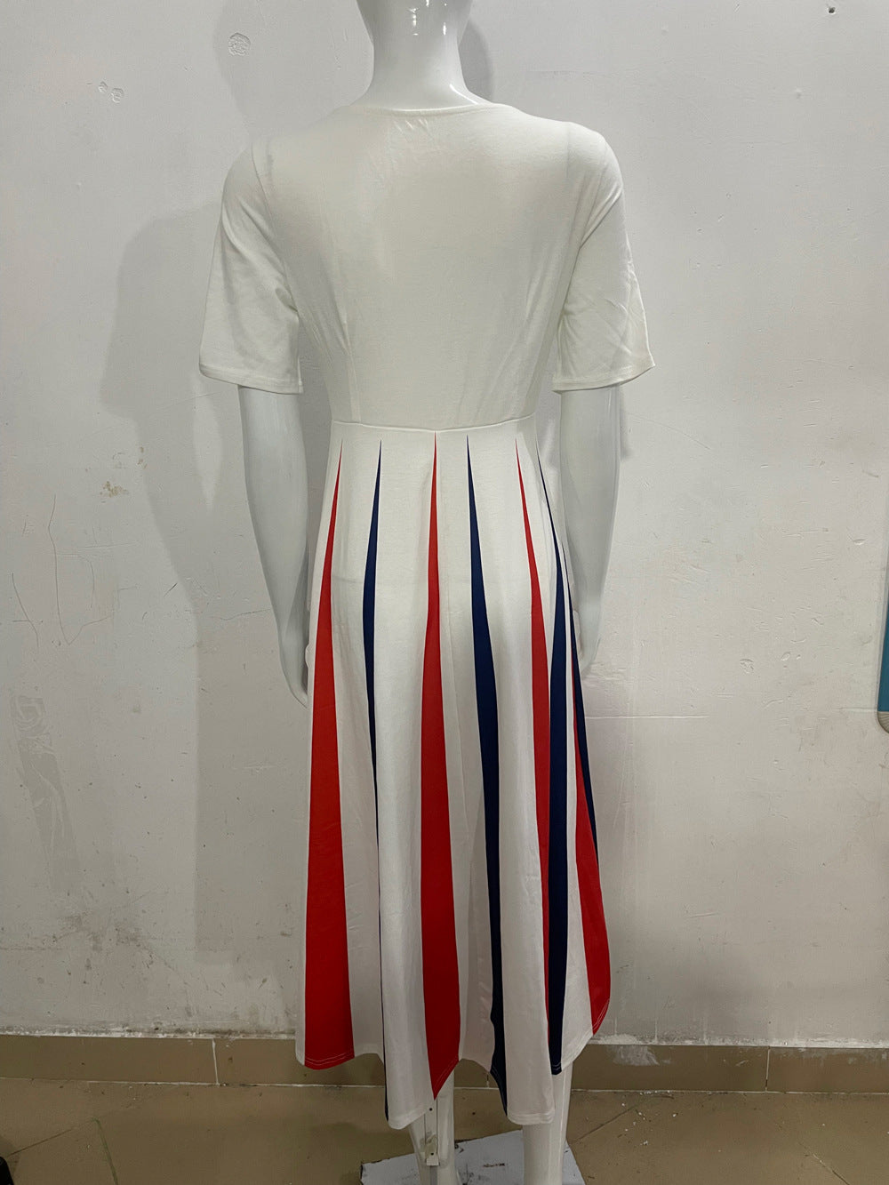 Levoire | Trendik Col Ronde Grande Oscillation Robe Longue