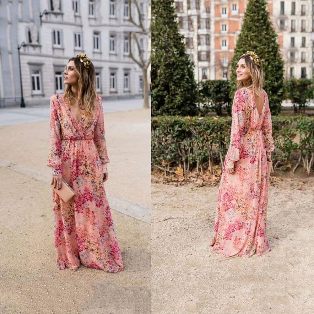 Levoire | Élégante Robe Flottante à Taille Marquée