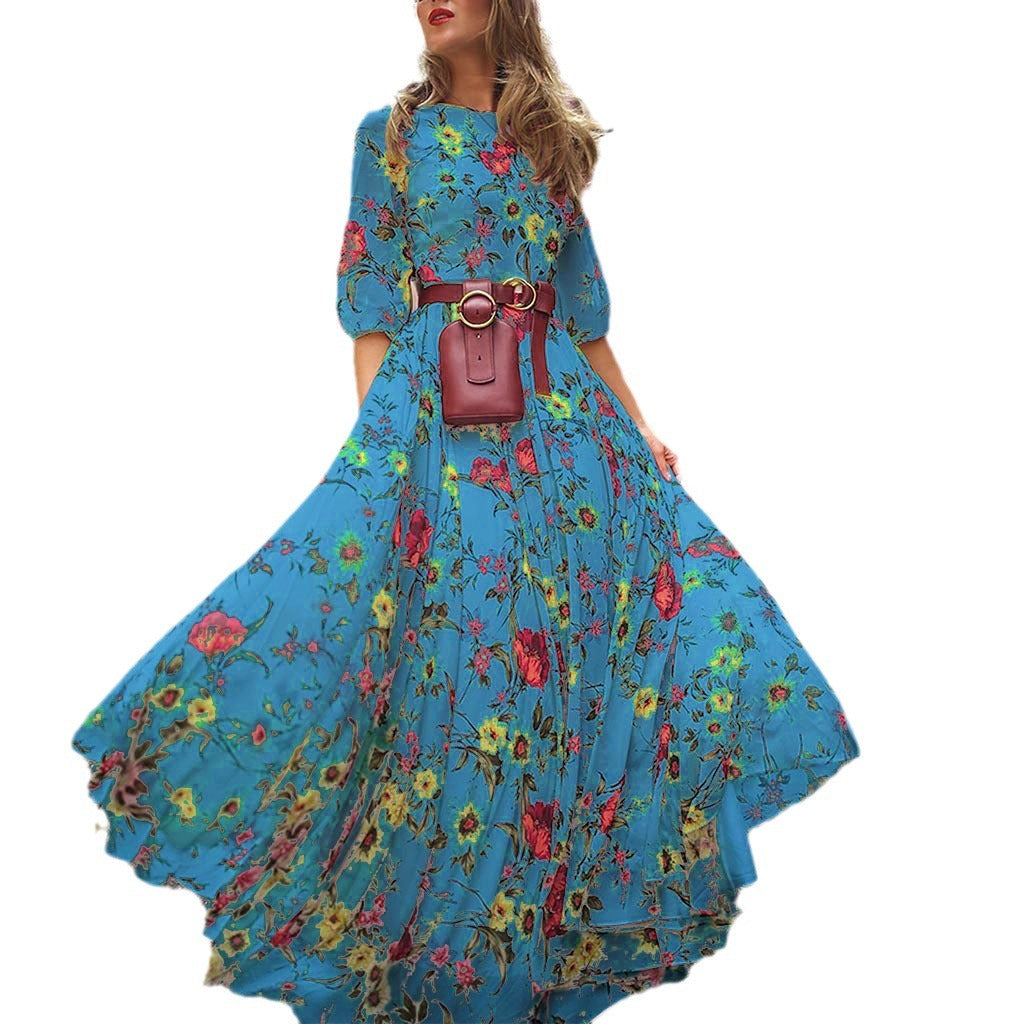 Levoire | Dress décontracté lumineux de vacances longue