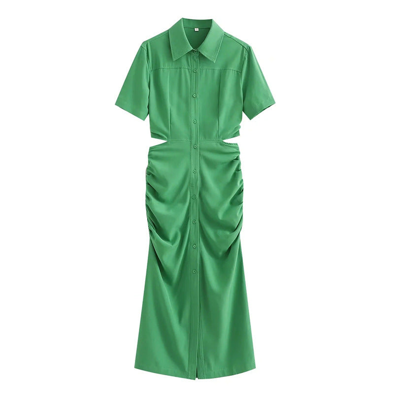 Levoire | Robe d'été décontractée à manches courtes ouvertes