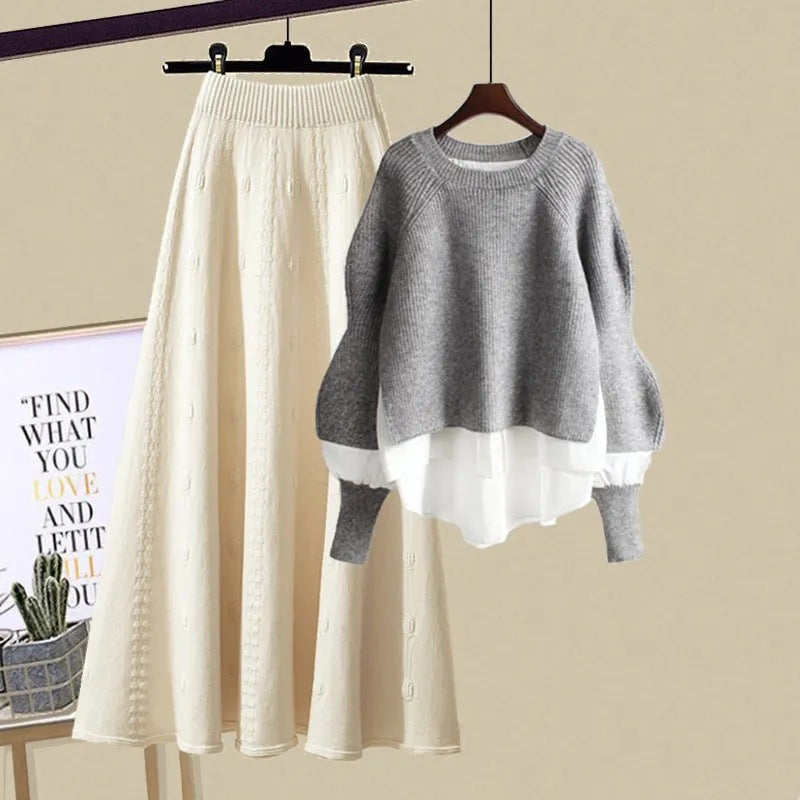 Levoire | Collection Confort Vêtements de jour et Robe Gris - Beige (Seulement 6 unités restantes)