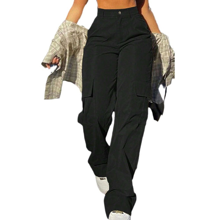 Pantalons cargo pour femmes avec coupe large et poches fonctionnelles Levoire
