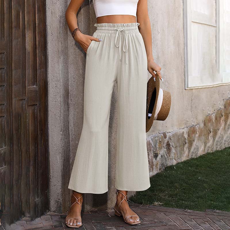 Levoire | Pantalon Décontracté De Couleur Unie