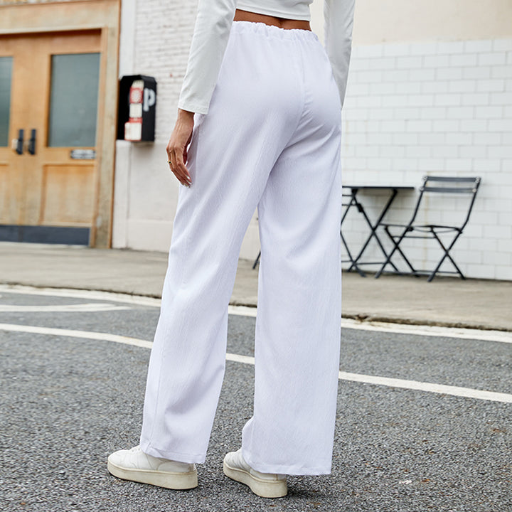Pantalons de jogging amples pour femmes avec taille élastique et poches pratiques Levoire