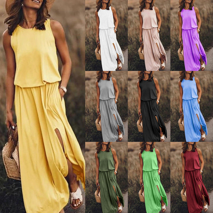 Levoire | Robe Rayée Unie Chic Hihaton
