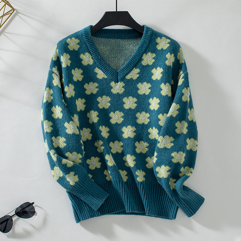 Levoire | Décontracté En Tricot Fleuri